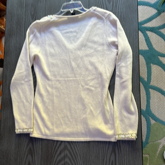 Vintage INC International Concepts Embellished Silk/ Angora blend Sweater - Picture 6 of 6